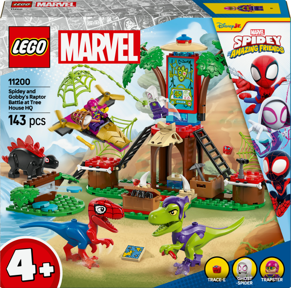 LEGO&reg; Marvel - Spidey und Seine Super-Freunde Showdown am Baumhaus: Spidey-Rex vs. Gobby-Raptor