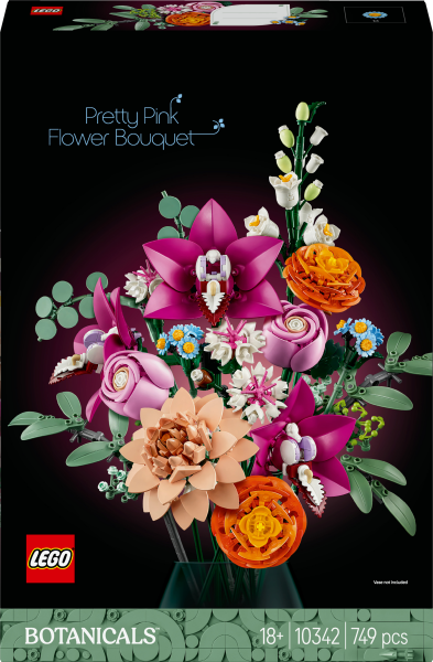 LEGO&reg; Botanicals - Sch&ouml;ner Rosafarbener Blumenstrau&szlig;