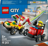 LEGO&reg; City - Pizzalieferwagen vs. L&ouml;schauto