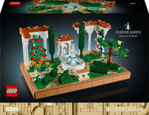 LEGO&reg; Icons - Springbrunnengarten