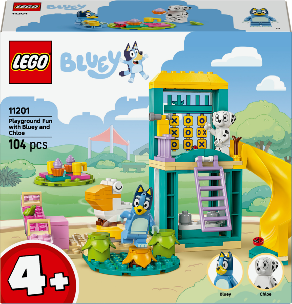 LEGO Bluey -Bluey und Chloe auf dem Spielplatz