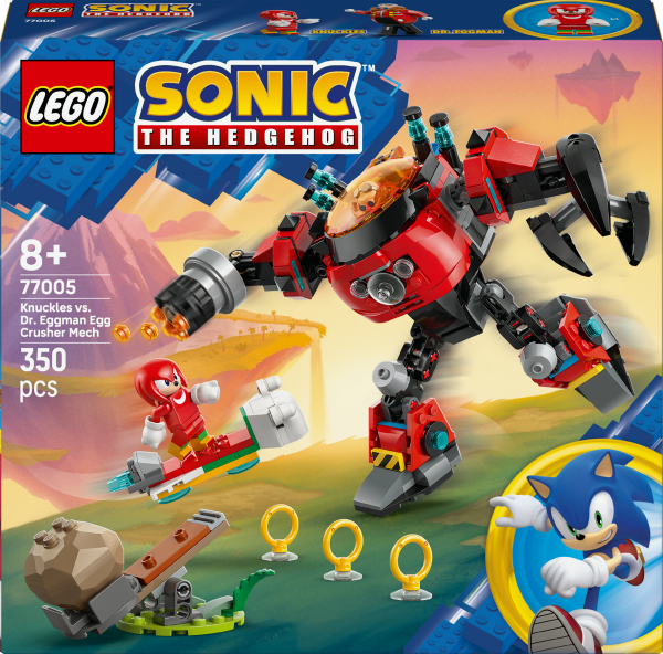 LEGO Sonic -Knuckles Vs. Dr. Eggman Egg Crusher Mech