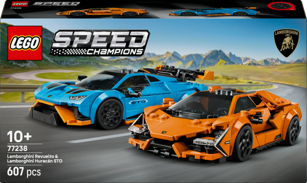 LEGO® Speed Champions - Lamborghini Revuelto und Huracán Sto