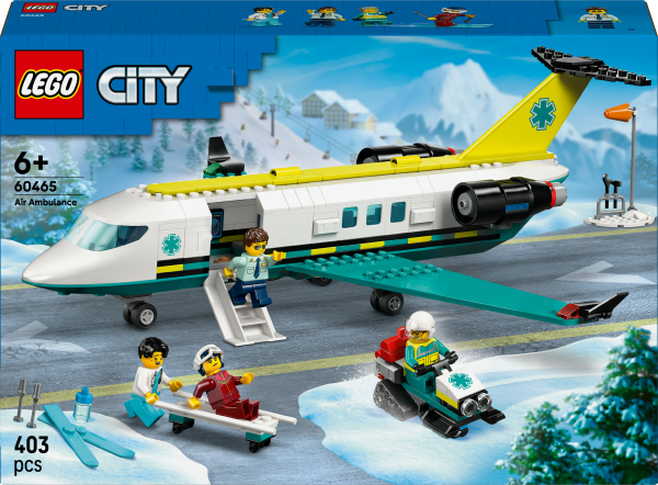 LEGO City Big Vehicles -Emergency Air Ambulance Airplane