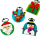 LEGO&reg; - Verschiedene Christbaumanh&auml;nger