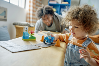 LEGO® DUPLO® - Blaues Polizeimotorrad