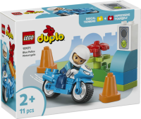 LEGO® DUPLO® - Blaues Polizeimotorrad