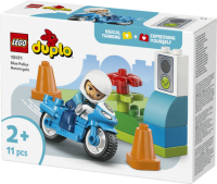 LEGO® DUPLO® - Blaues Polizeimotorrad