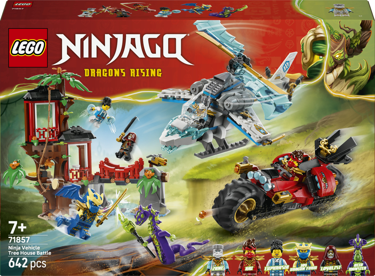 LEGO® NINJAGO - Showdown am Baumhaus mit dem Ninja-Bike