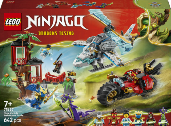 LEGO® NINJAGO - Showdown am Baumhaus mit dem Ninja-Bike