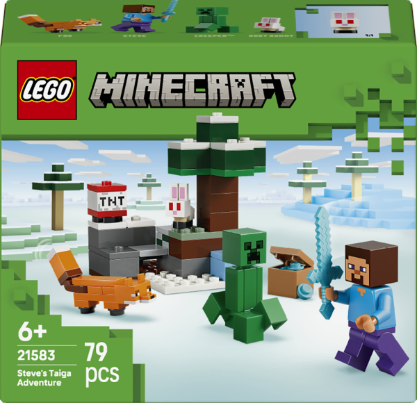 LEGO® Minecraft™ - Steves Abenteuer in der Taiga