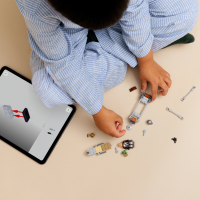 LEGO® Star Wars™ - Der Mandalorianer und Grogu auf ihrem Speeder Bike™