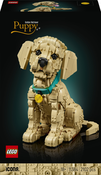 LEGO® Icons - Golden Retriever Welpe