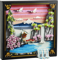 LEGO® ART - Japanische Kirschblütenlandschaft