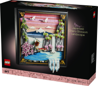 LEGO® ART - Japanische Kirschblütenlandschaft