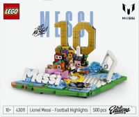 LEGO® Editions Football - Lionel Messi – Fußball-Highlights