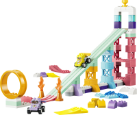 LEGO® DUPLO® Stadt - Kreative Sprungschanzen mit kleinen Flitzern 3-in-1-Set