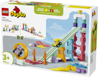 LEGO® DUPLO® Stadt - Kreative Sprungschanzen mit kleinen Flitzern 3-in-1-Set