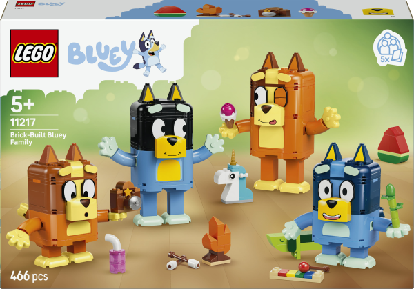 LEGO® Bluey - Blueys Familie aus LEGO Steinen