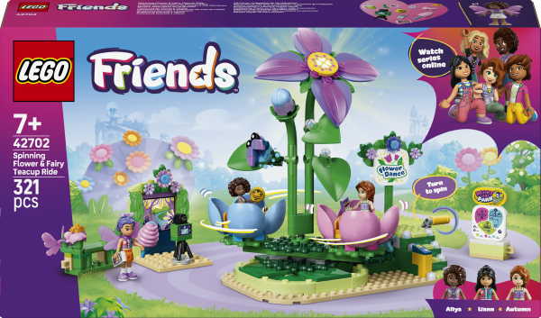 LEGO® Friends - Feentassen-Karussell mit Blumendeko