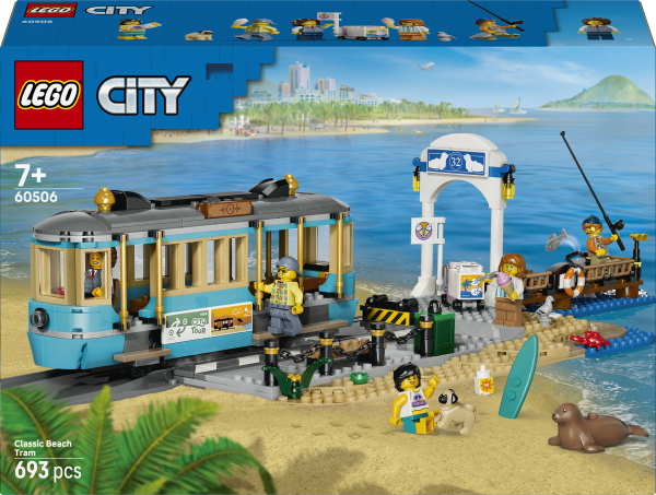 LEGO® City Eisenbahn - Klassische Strandstraßenbahn
