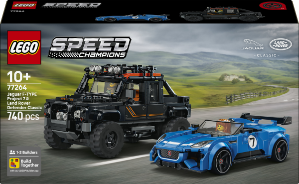 LEGO® Speed Champions - Jaguar Project 7 & Land Rover Defender