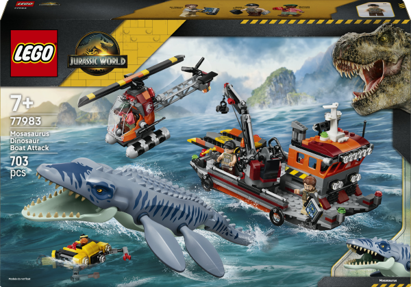 LEGO® Jurassic World™ - Mosasaurier-Angriff auf das Boot
