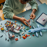 LEGO® Jurassic World™ - Mosasaurier-Angriff auf das Boot