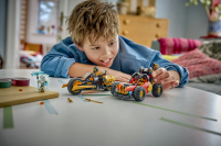 LEGO® NINJAGO - Kais und Coles Kombi-Flitzer