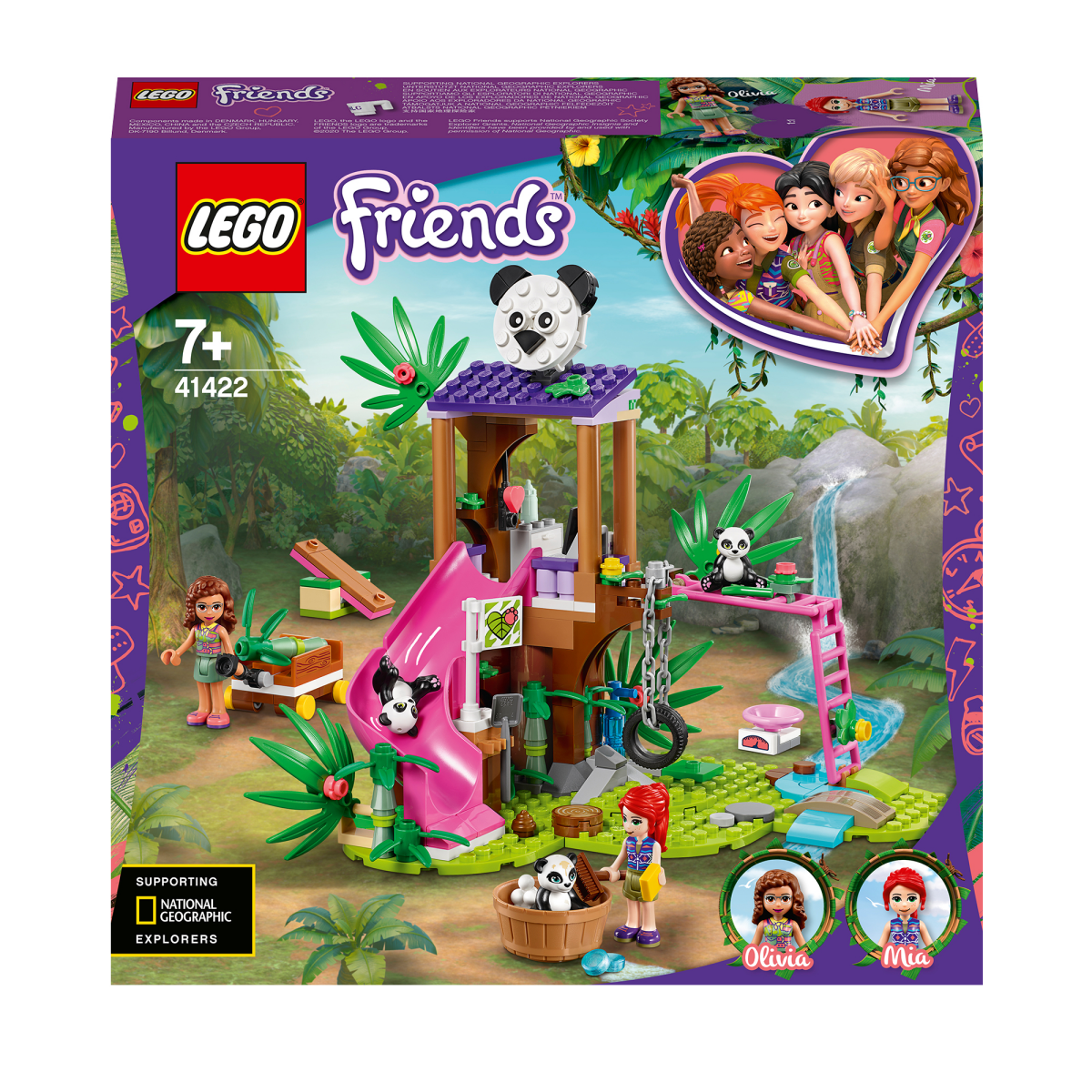 LEGO 41422 Friends Panda-Rettungsstation