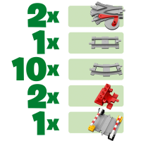 LEGO&reg; DUPLO&reg; - Eisenbahn Schienen