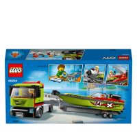 LEGO&reg; City - Rennboot-Transporter