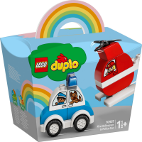 LEGO&reg; DUPLO&reg; - Mein erster Feuerwehrhubschrauber und mein erstes Polizeiauto