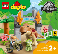 LEGO&reg; DUPLO&reg; - Ausbruch des T. rex und Triceratops