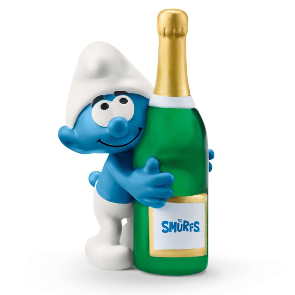 Schleich Die Schl&uuml;mpfe Schlumpf mit Flasche