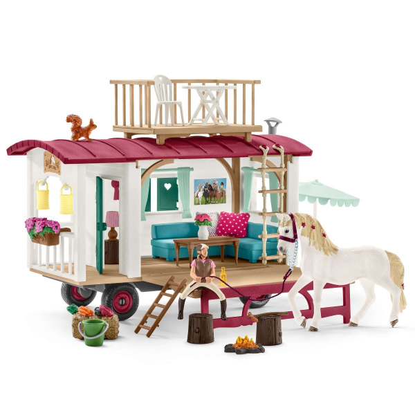 Schleich Horse Club Wohnwagen f&uuml;r geheime Club-Treffen