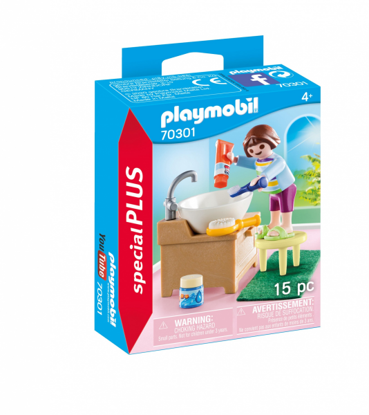 Playmobil City Life - Mädchen beim Zähneputzen