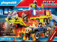 Playmobil City Action - Feuerwehreinsatz mit L&ouml;schfahrzeug
